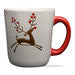 Multi Prancing Reindeer Mug