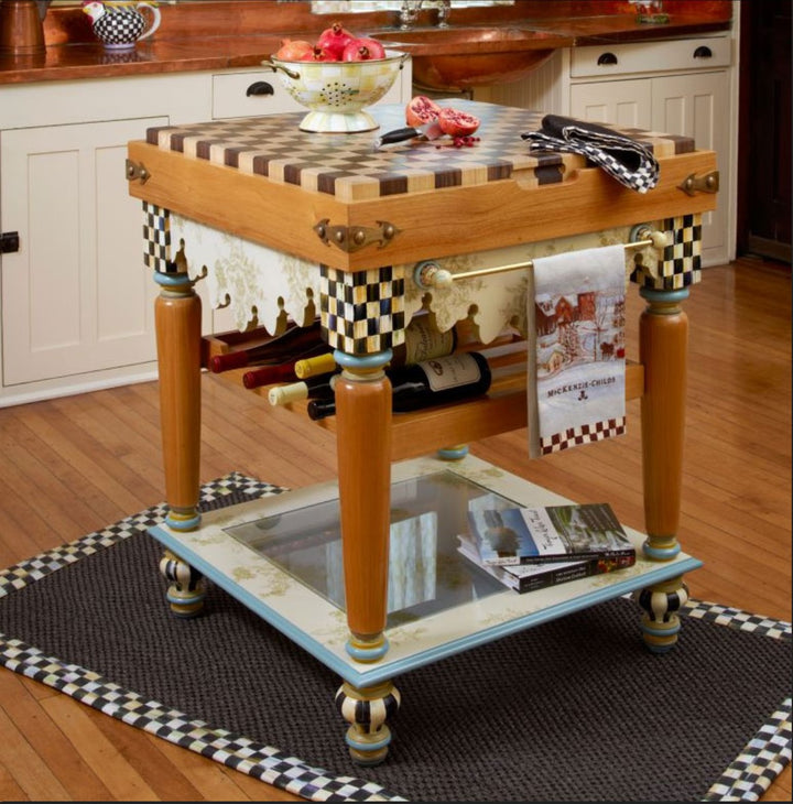 Pressed Flowers Butcher Block ONLY AVAILABLE FOR LOCAL PICKUP