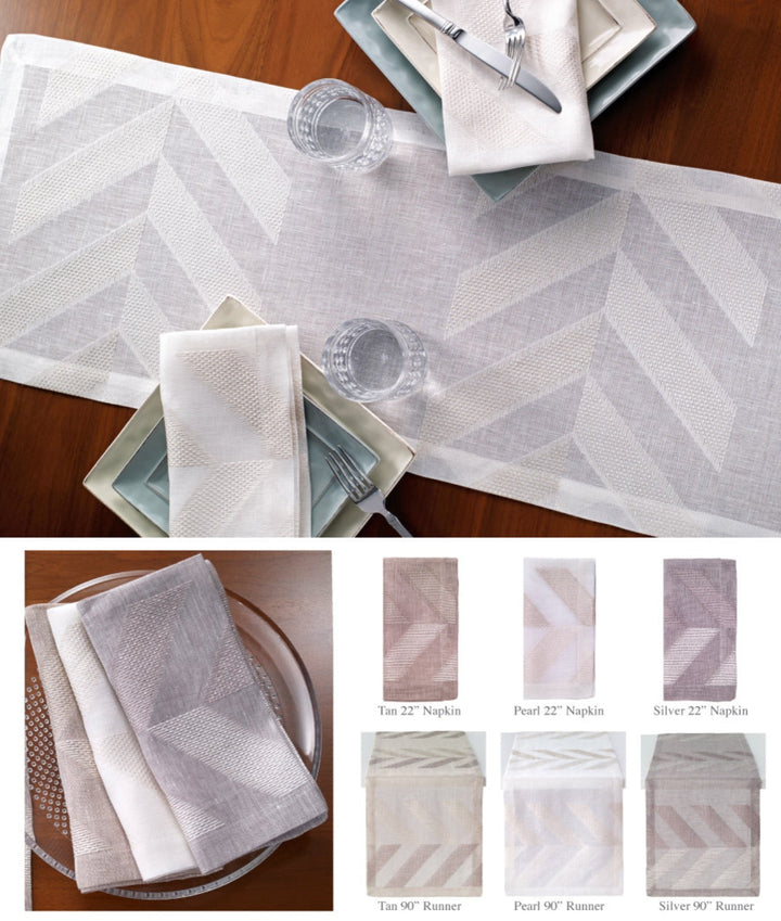 Insignia Silver Napkin Set of 5