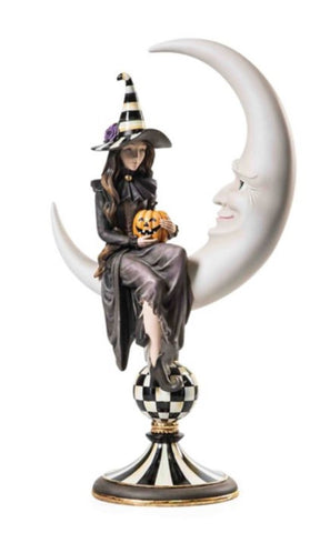 Spellbound Witch & Moon Figure