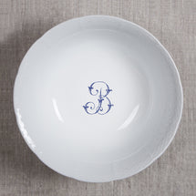 Weave Medium Serving Bowl With Monogram