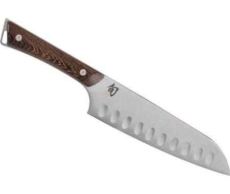 Kanso Hollow Ground Santoku 7"