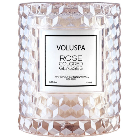 Rose Colored Glasses Candle Cloche Cover