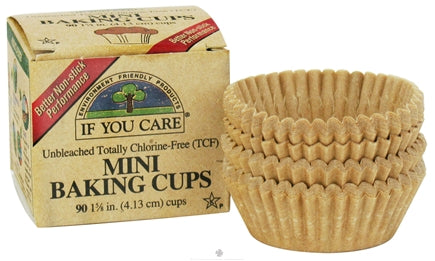 Unbleached Paper Mini Muffin Cups - 96