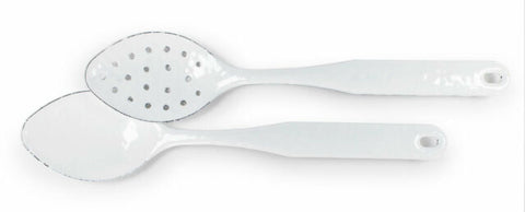 Spoon Set of 2 Solid White
