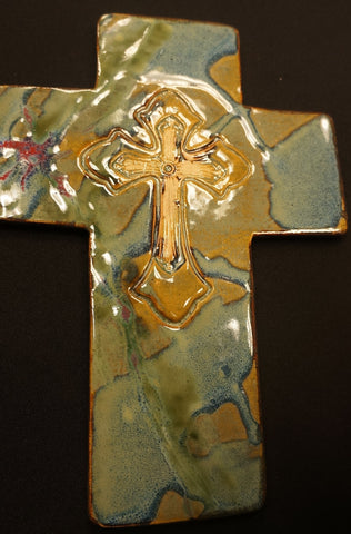 Cross Inside of Cross Southern Glaze