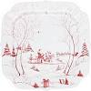 Country Estate Winter Frolic Santa Cookie Tray