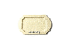 Small Dot Happy Everything Traditional Tray Gold