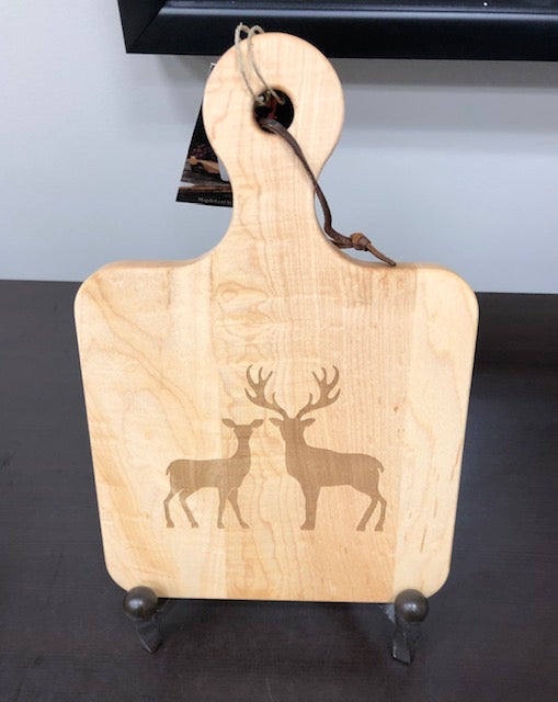 Artisan Maple Board 12"x8" Reindeer