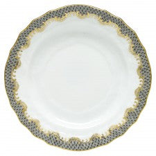 Fish Scale Bread and Butter Plate Gray