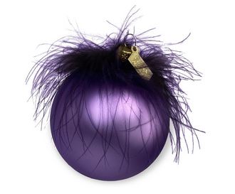 Plumes- Lavender Ornament