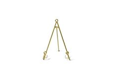 Large Loop Plate Stand Gold