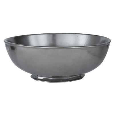 Md Round Serving Bowl Pewter 10 inch