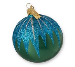 Icicles- Emerald & Cornflower Ornament