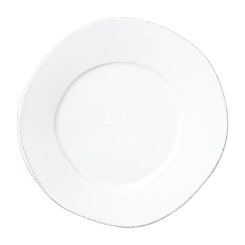 Lastra European White Dinner Plate