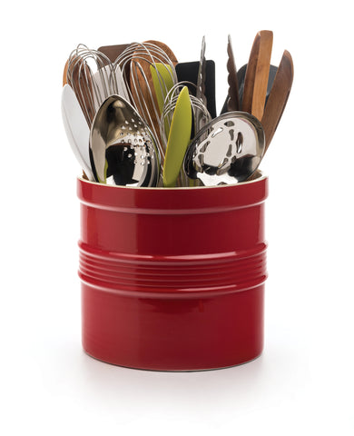 Oversized Tool Crock-Red