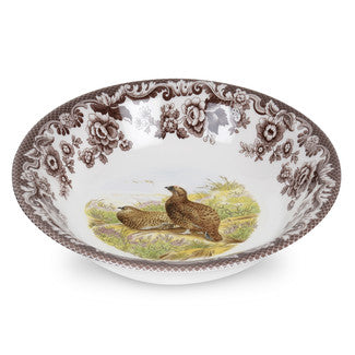 Woodland Cereal Bowl-Red Grouse