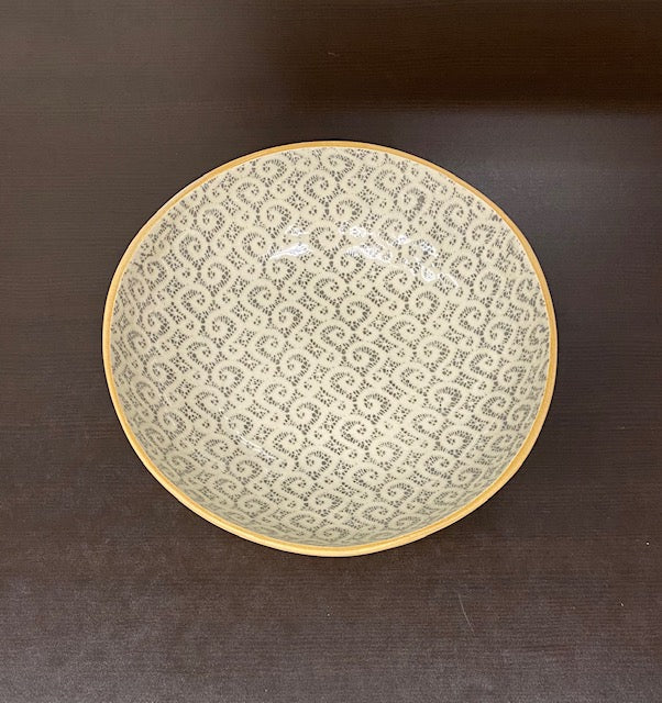 Charcoal Marrakesh 8in Bowl