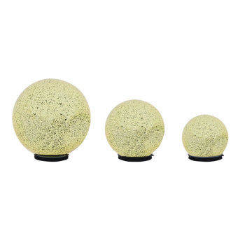 Gold Mercury Glass Light Up Accent Balls