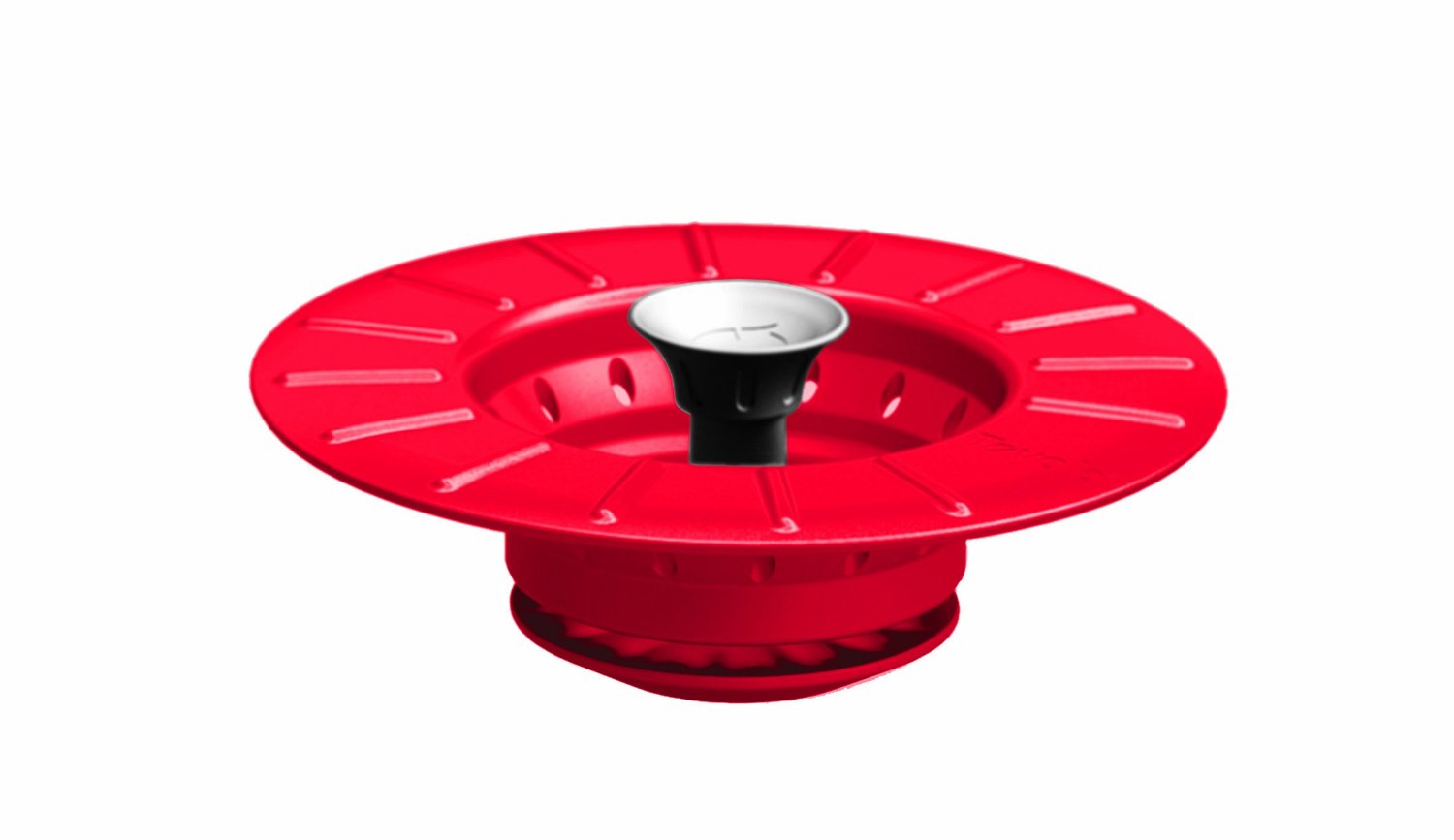 Collapsible Stopper & Strainer-Chili
