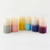 Pacific Ombre Water Wick Candle w Remote Violet