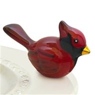 Winter Song Bird Mini Charm (Cardinal)