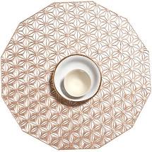 Pressed Kaleidoscope Placemat Pink Champage