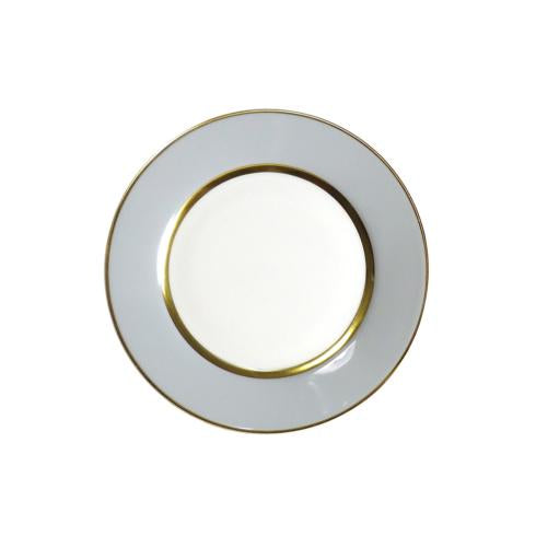 Mak Grey Dessert Plate Gold