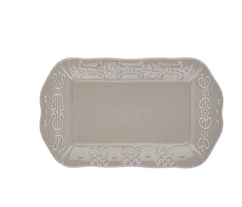 Historia Butter or Sauce Server Tray Greystone