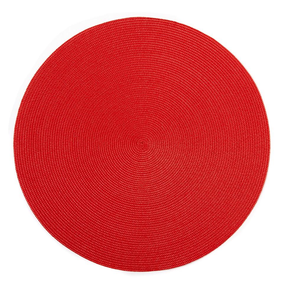 Linen Braid Coasters S/4 Red
