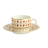 Matignon Rust Tea Cup/Saucer