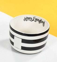 Black Stripe Mini Bowl