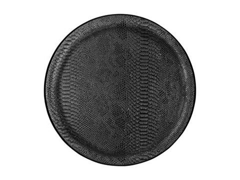 Large Round Tray Black (Platex)
