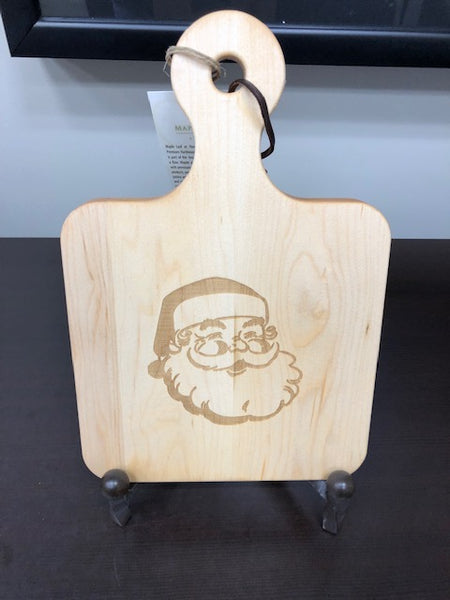 Artisan Maple Board 12"x8" Santa