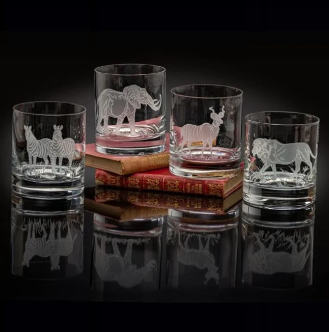 Safari DOF Set of 4 - Lion, Zebra, Kudu, Elephant