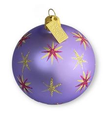 Starry- Lavender & Fuchsia Ornament