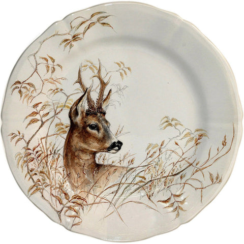 Sologne Dessert Plate Deer