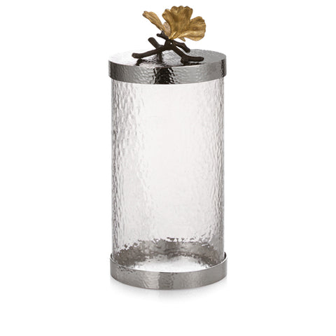 Butterfly Ginkgo Canister - Large