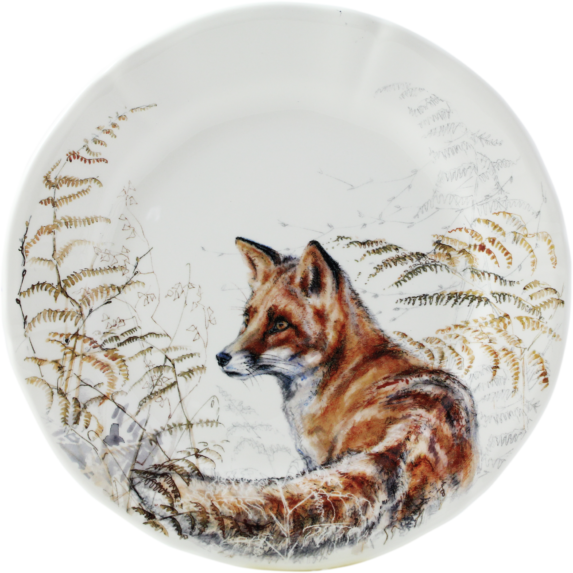 Sologne Dessert Plate Fox