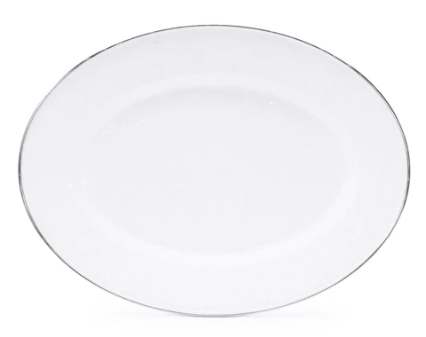 Oval Platter Solid White