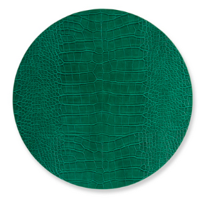 Kim Seybert Placemat Croco Emerald