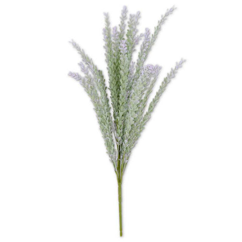 Soft Green w/Purple Real Touch Foilage Bush 23 inch