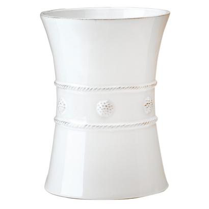 Berry & Thread Utensil Crock/Wine Cooler Whitewash