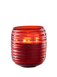 Sphere Red L Candle Phuket Lotus