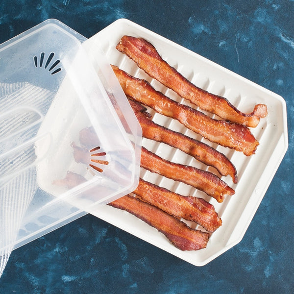 Compact Bacon Tray w/lid
