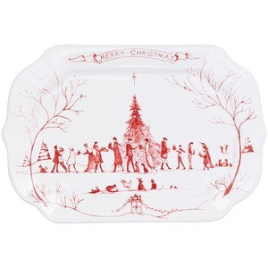 Country Estate Winter Frolic "Christmas" Tray