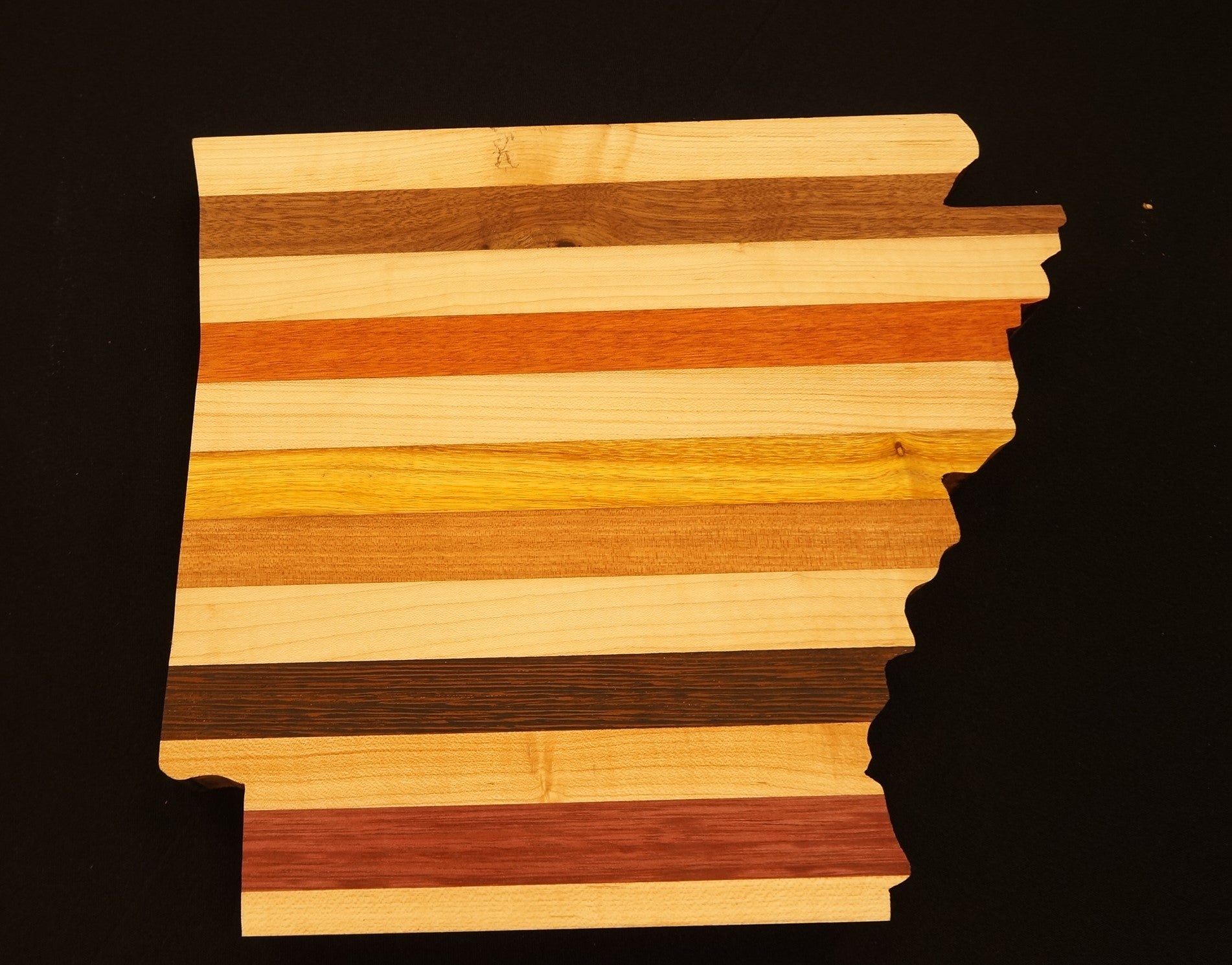 Arkansas Stripe Cutting Board Large