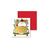 Taxi Santa Gift Enclosure Card