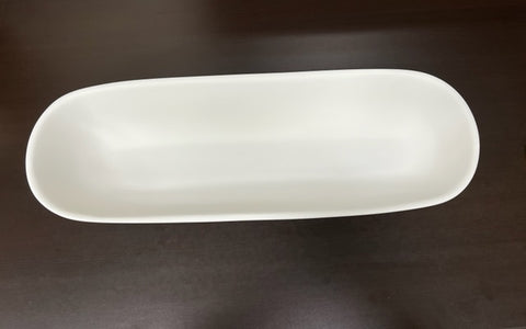 Boat Bowl Classical Solid White