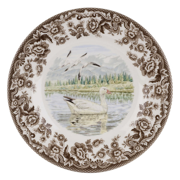 Woodland Salad Plate - Snow Goose